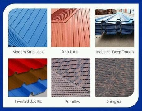 roofing sheets types and prices